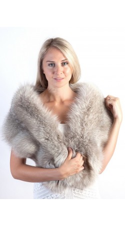 Sapphire Fox Fur Stole